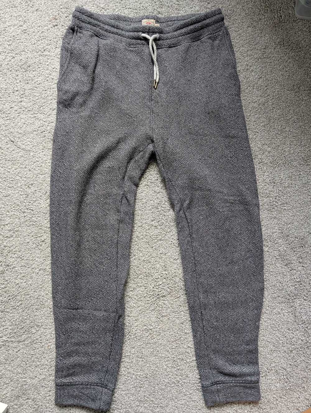 Faherty Whitewater Sweatpants, Gray, Medium